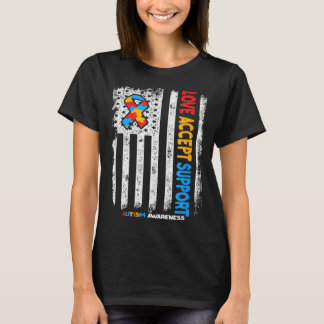 Camiseta Autismo Autista Amor Aceita Apoio Autismo Awarene