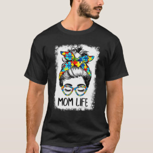 Camiseta Autismo Autista Consciência Mãe A Vida Sangrou Mam