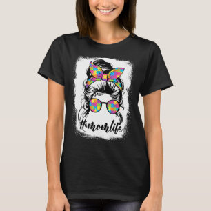 Camiseta Autismo Autista Consciência Mãe Vida Mulheres Mãe 