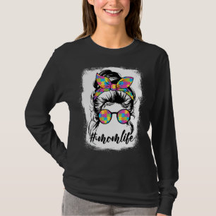 Camiseta Autismo Autista Consciência Mãe Vida Mulheres Mãe 