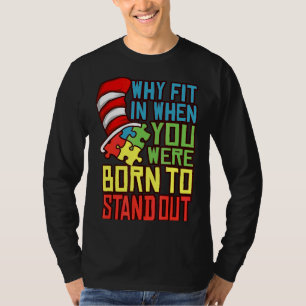 Camiseta Autismo Autista Por Que Ajustado Quando Você Estav