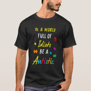Camiseta Autismo Autista Síndrome de Asperger Aspie Puzzle 