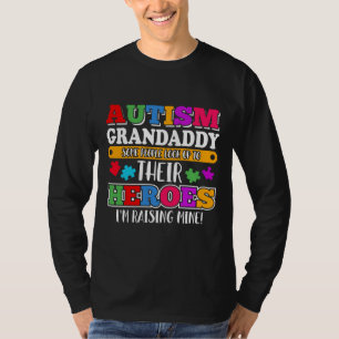 Camiseta Autismo Avós Pessoas Procuram Seus Heroes Autis