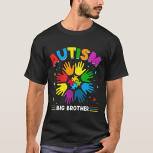 Camiseta Autismo Big Brother Autismo Autismo Mães Familiare