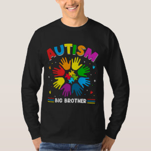 Camiseta Autismo Big Brother Autismo Autismo Mães Familiare