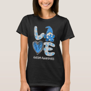 Camiseta Autismo Bonito Adora Gnomo Nórdico Pu