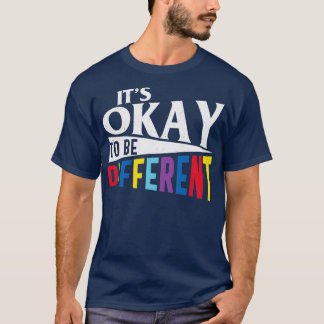 Camiseta Autismo Cita Autismo Está Tudo Bem Ser Diferente