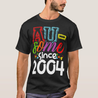 Camiseta Autismo Consciência 17º Aniversário Espetacular 20