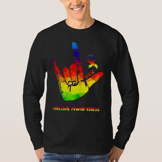Camiseta Autismo Consciência Amor Não Precisa De Palavras Q (Frente)