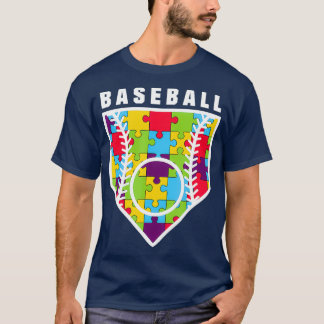 Camiseta Autismo Consciência Baseball