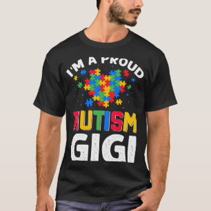 Camiseta Autismo Consciência Correspondendo a Família Eu so
