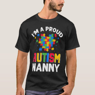 Camiseta Autismo Consciência Correspondendo a Família Eu so