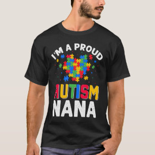 Camiseta Autismo Consciência Correspondendo a Família Eu so
