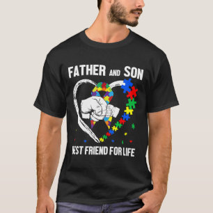 Camiseta Autismo-Consciência do Autismo Pai e Filho Melhore