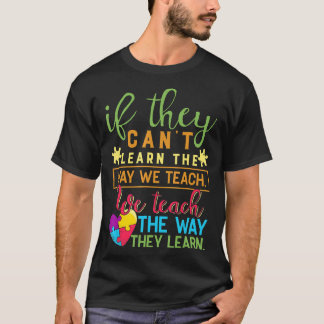 Camiseta Autismo-Consciência do Autismo Professor  Autista 