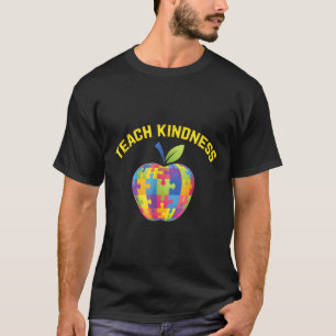 Camiseta Autismo-Consciência do Autismo Professor Ensine Bo