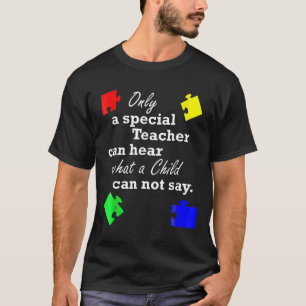 Camiseta Autismo-Consciência do Autismo Professora Especia