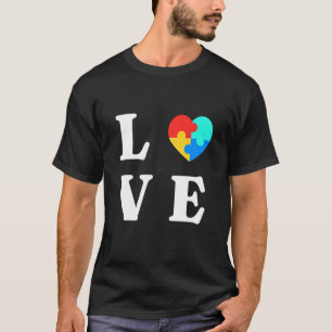 Camiseta Autismo Consciência Eu Amo Alguém Com Autismo