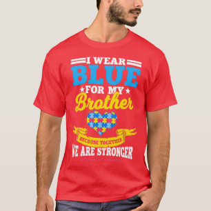 Camiseta Autismo Consciência Eu visto Azul 2