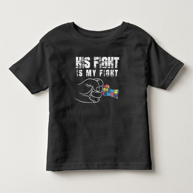 Camiseta Autismo Consciência Mãe Pai Criança Autista (Frente)