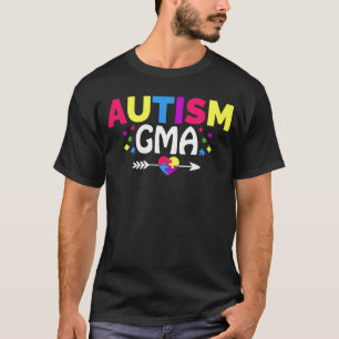 Camiseta Autismo Consciência Mês Correspondência Familiar A