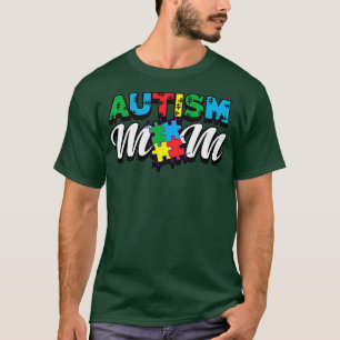 Camiseta Autismo Consciência Mês Orgulhoso Autismo Mãe Pai