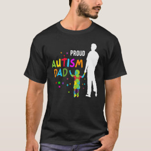 Camiseta Autismo Consciência Para Homens Orgulhosos Pai Aut