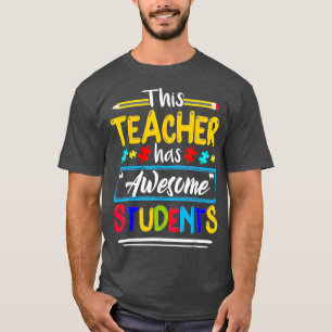 Camiseta Autismo Consciência que este professor tem estudio