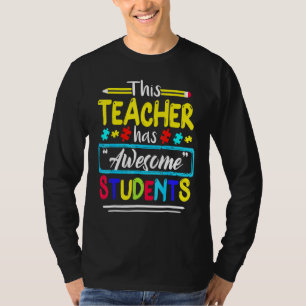 Camiseta Autismo Consciência que este professor tem estudio