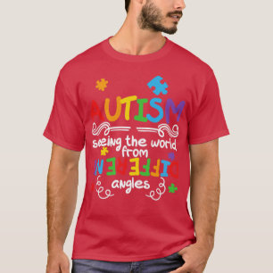 Camiseta Autismo Consciência Vendo o Mundo de um Diferente