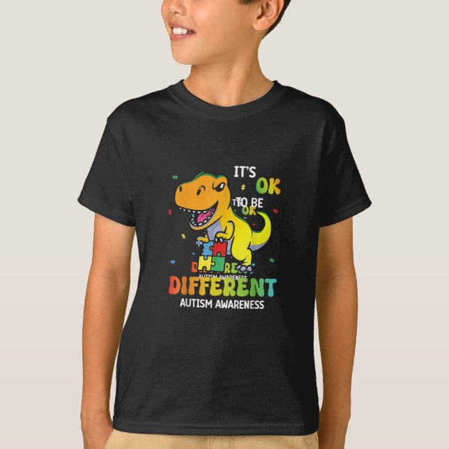 Camiseta Autismo Conscientista Está Tudo Bem Ser Diferente (Frente)