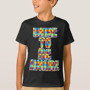 Camiseta Autismo Conscientização Ouse Estar Ciente
