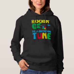 Camiseta Autismo Da Guitarra De Oscilações Diferentes M