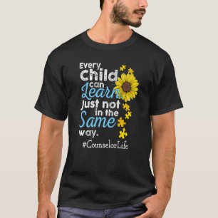 Camiseta Autismo Da Vida De Conselheiro Cada Criança Pode A