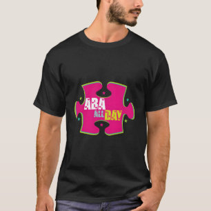 Camiseta Autismo De Analista De Comportamento Aplicado Por