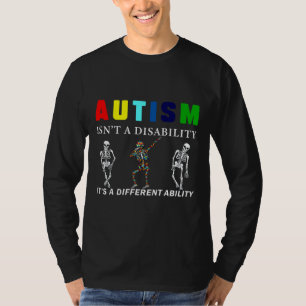 Camiseta Autismo De Consciência É Uma Deficiência É Diferen