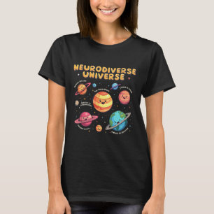 Camiseta Autismo de educação especial do Universo Neurodive
