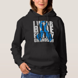 Camiseta Autismo De Fita Eu Visto Azul Para Meu Avô Autism