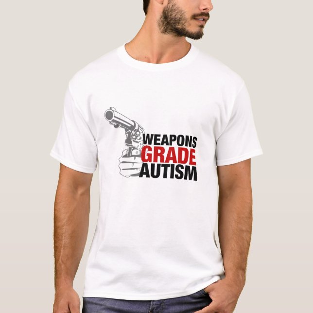 Camiseta Autismo de grau de armas (Frente)