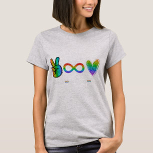 Camiseta Autismo de Paz Autismo Autismo Sensibilização T-