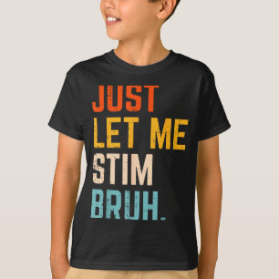 Camiseta Autismo deixe-me estimular rapaz consciência asd h
