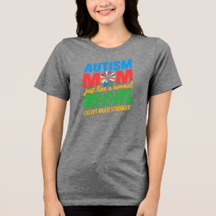 Camiseta Autismo Dia da Consciência Autismo Mãe Design de c