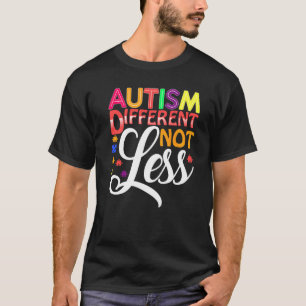 Camiseta Autismo Diferente Não Menos