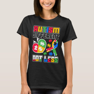 Camiseta autismo diferente não menos