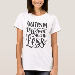 Camiseta Autismo Diferente Não Menos, Quebra-cabeça de Cons