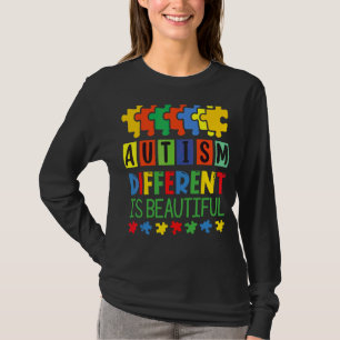 Camiseta Autismo Diferente Se Belo Apoio Autista Mãe