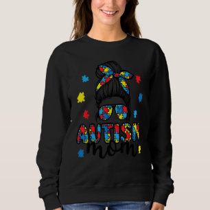 Camiseta Autismo Distúrbio do Espectro Mamãe Orgulhosa Cons