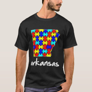Camiseta Autismo do Arkansas