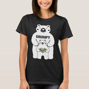 Camiseta Autismo do Urso Indecente Sensibilização Amor Supo
