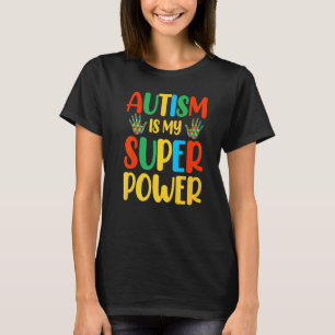 Camiseta Autismo É Meu Super Poder